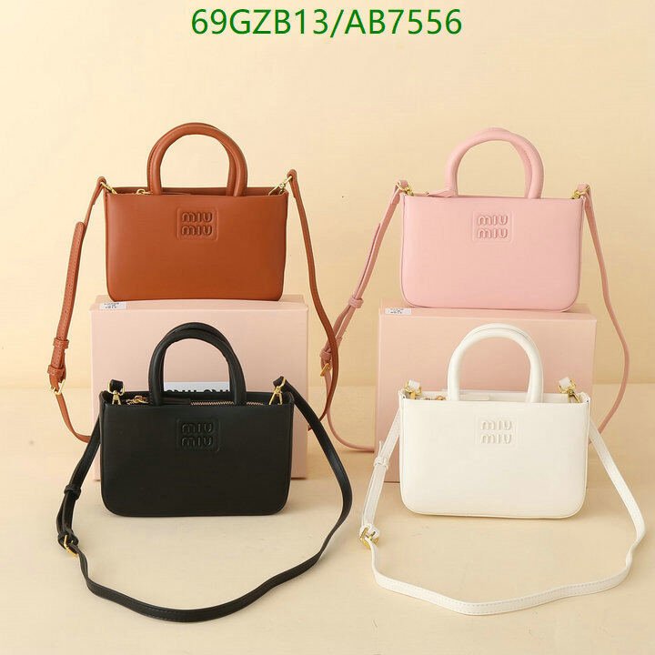 Miu Miu Bag-(4A)-Crossbody- Code: AB7556 $ 90USD