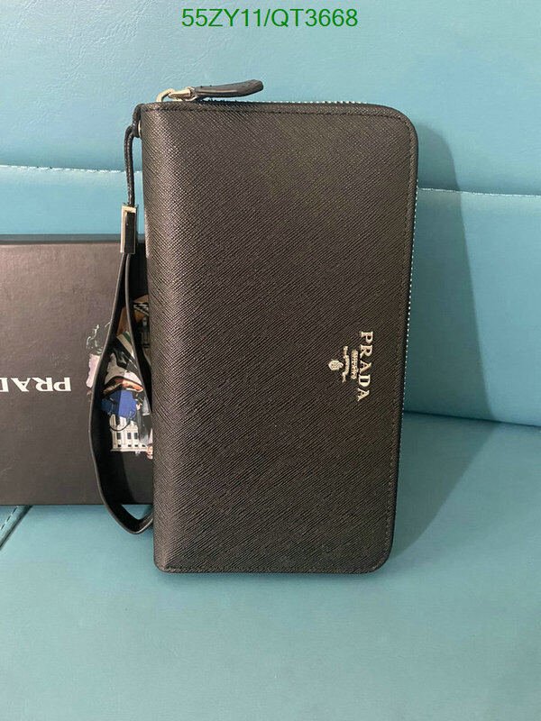 Prada Bag-(4A)-Wallet- Code: QT3668 $ 72USD