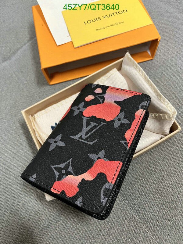 LV Bag-(4A)-Wallet- Code: QT3640 $ 59USD