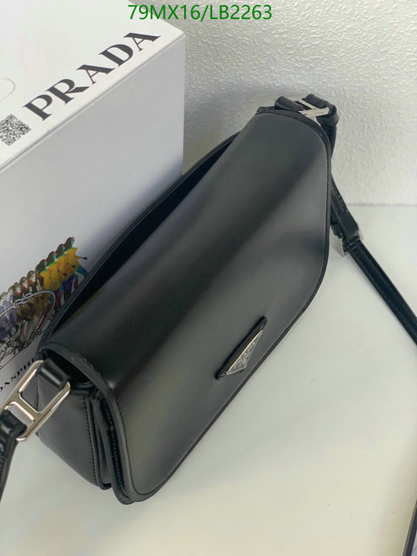Prada Bag-(4A)-Diagonal-,Code: LB2263,$ 103USD