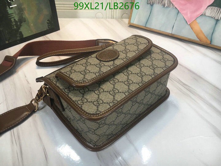 Gucci Bag-(4A)-Diagonal-,Code: LB2676,$ 129USD