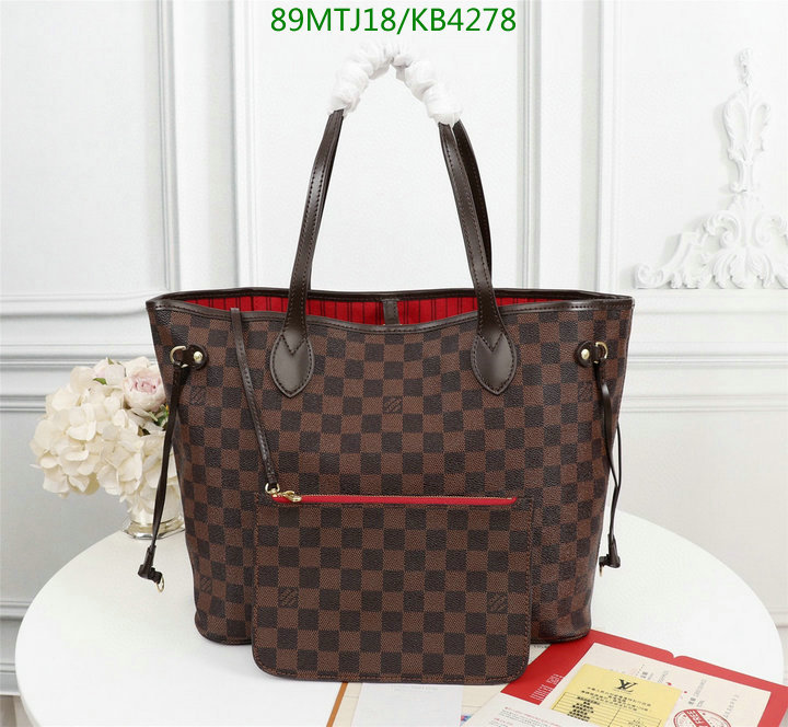 LV Bags-(4A)-Neverfull-,Code: KB4278,$ 116USD