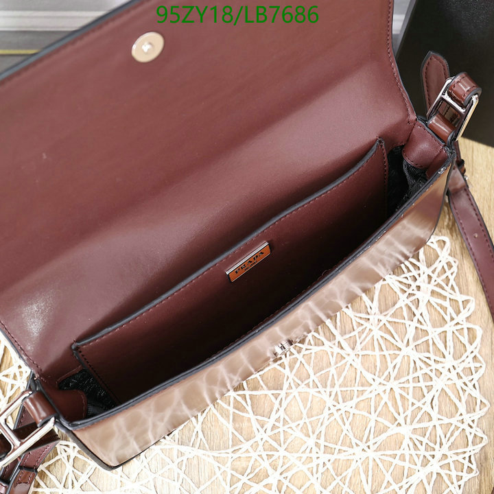 Prada Bag-(4A)-Diagonal- Code: LB7686 $ 124USD