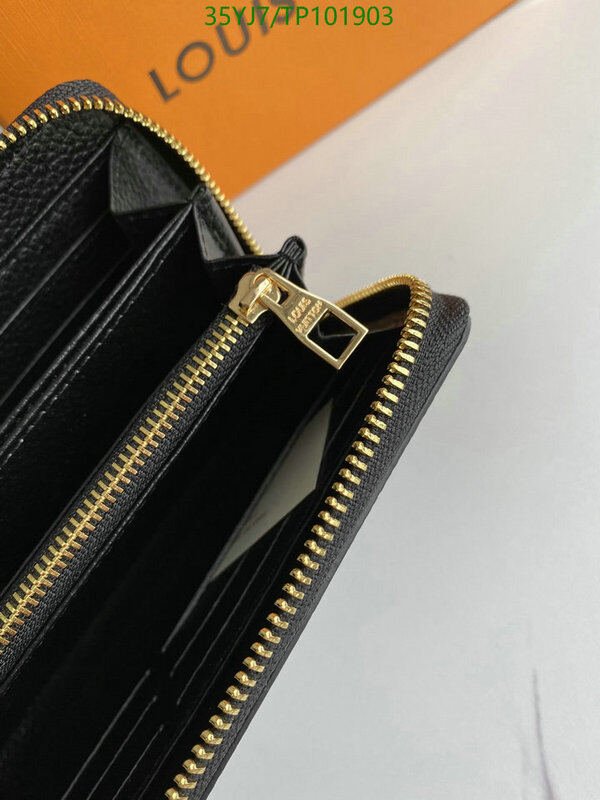 LV Bags-(4A)-Wallet-,Code: TP101903,$ 46USD