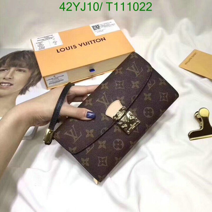LV Bags-(4A)-Wallet-,Code : T111022,$ 55USD