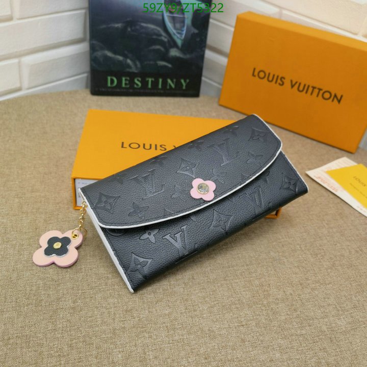 LV Bags-(4A)-Wallet-,Code: ZT5322,$ 77USD