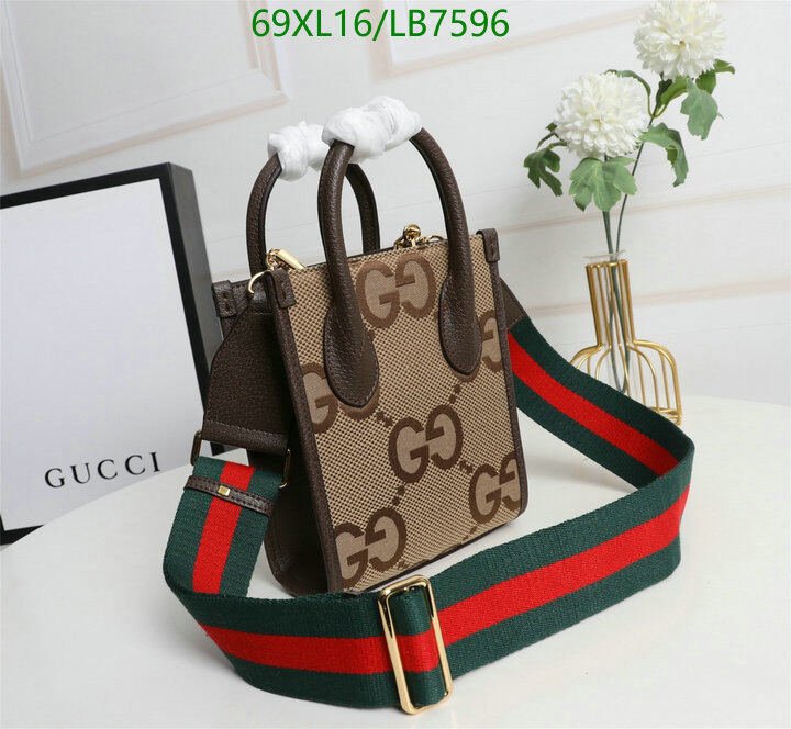 Gucci Bag-(4A)-Diagonal-,Code: LB7596,$ 90USD