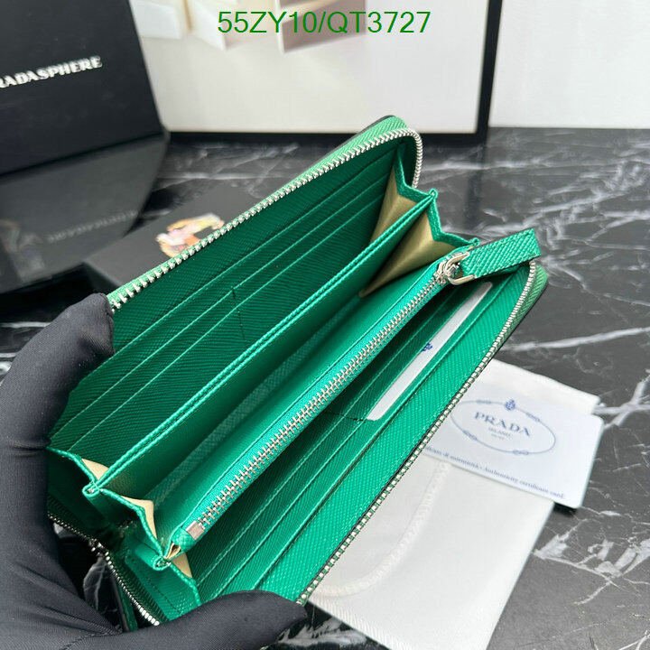 Prada Bag-(4A)-Wallet- Code: QT3727 $ 72USD