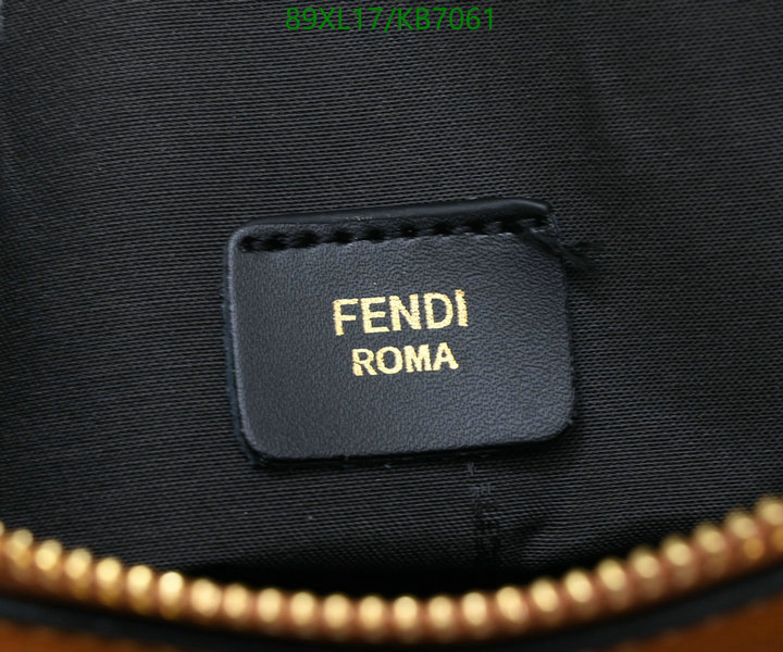 Fendi Bag-(4A)-Boston- Code: KB7061 $ 116USD