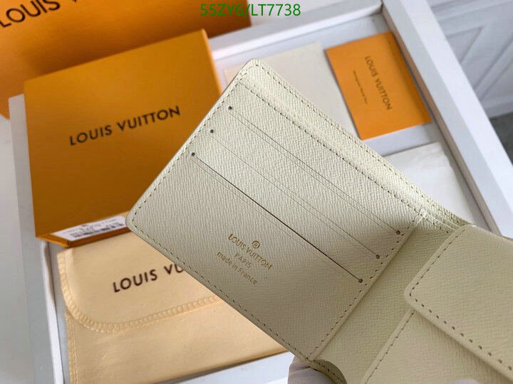 LV Bags-(4A)-Wallet-,Code: LT7738,$ 72USD