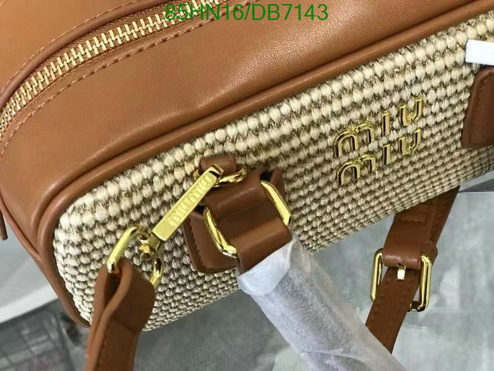 Miu Miu Bag-(4A)-Handbag- Code: DB7143 $ 111USD