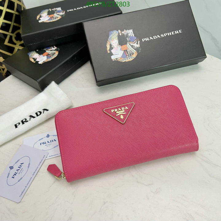 Prada Bag-(4A)-Wallet-,Code: ZT2803,$ 64USD