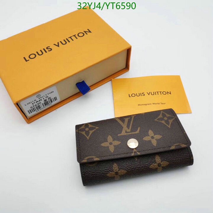 LV Bags-(4A)-Wallet-,Code: YT6590,$ 42USD
