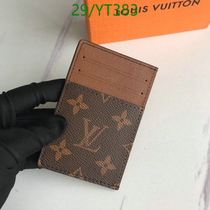 LV Bags-(4A)-Wallet-,Code: YT383,$ 38USD