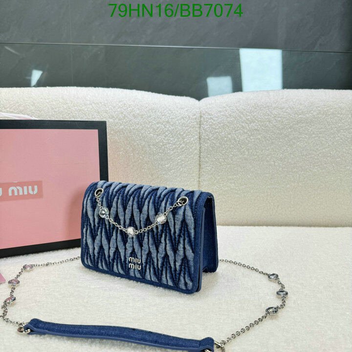 Miu Miu Bag-(4A)-Crossbody- Code: BB7074 $ 103USD