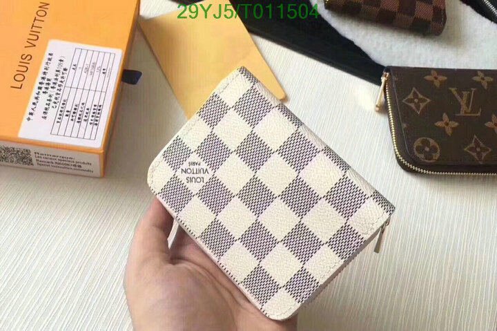 LV Bags-(4A)-Wallet-,Code: T011504,$ 38USD