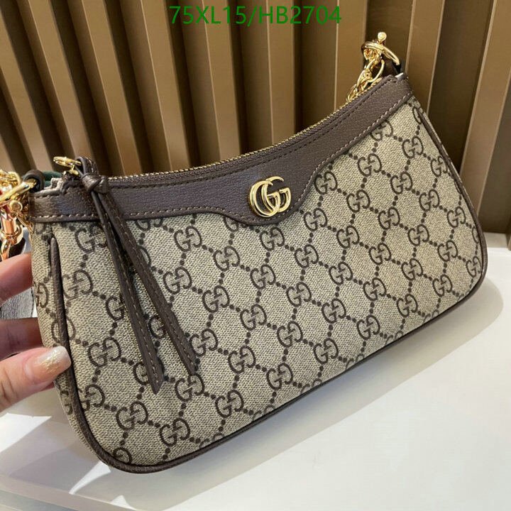 Gucci Bag-(4A)-Diagonal-,Code: HB2704,$ 98USD