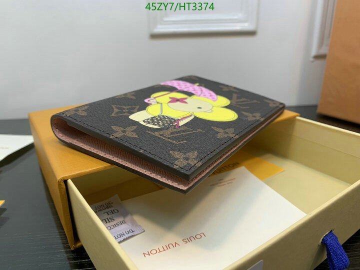 LV Bags-(4A)-Wallet-,Code: HT3374,$ 59USD
