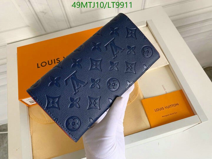 LV Bags-(4A)-Wallet-,Code: LT9911,$ 64USD