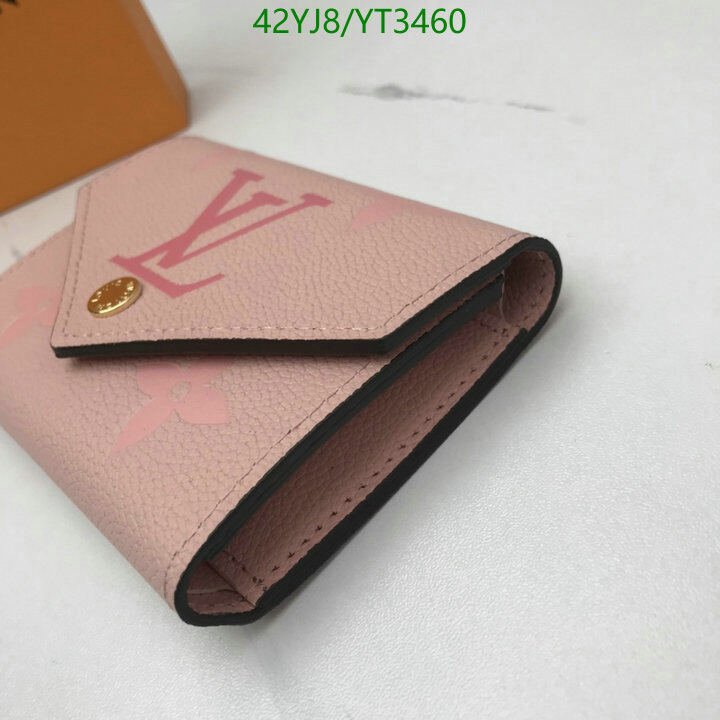 LV Bags-(4A)-Wallet-,Code: YT3460,$ 55USD
