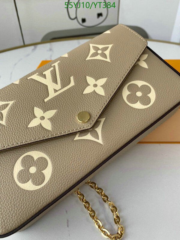 LV Bags-(4A)-Wallet-,Code: YT384,$ 72USD