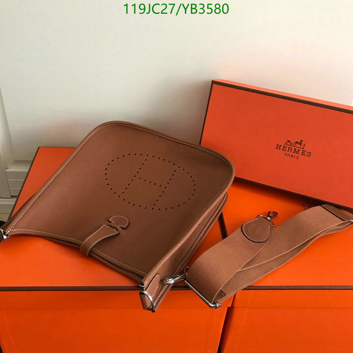 Hermes Bag-(4A)-Evelyne-,Code: YB3580,$ 155USD