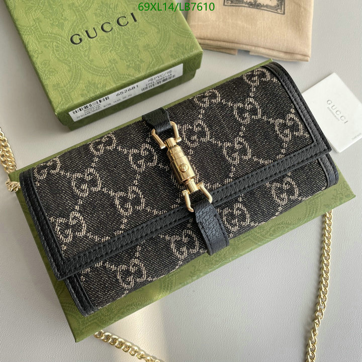 Gucci Bag-(4A)-Diagonal-,Code: LB7610,$ 90USD