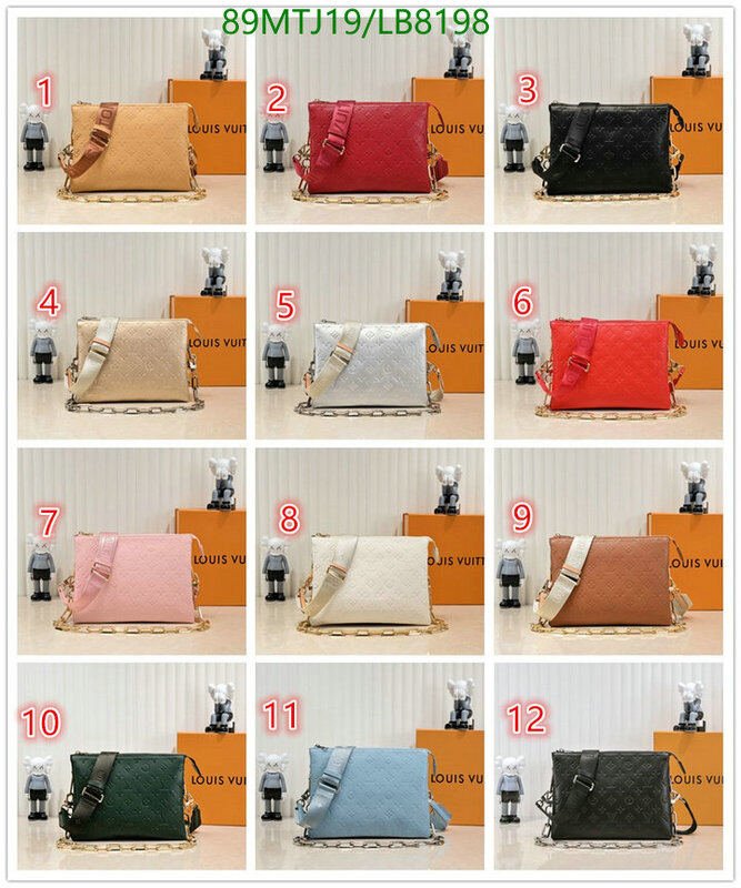 LV Bags-(4A)-Pochette MTis Bag-Twist-,Code: LB8198,$ 116USD