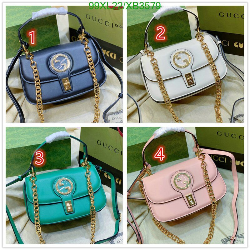Gucci Bag-(4A)-Diagonal-,Code: XB3579,$ 129USD