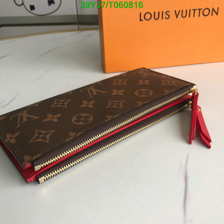 LV Bags-(4A)-Wallet-,Code: T060816,$ 51USD