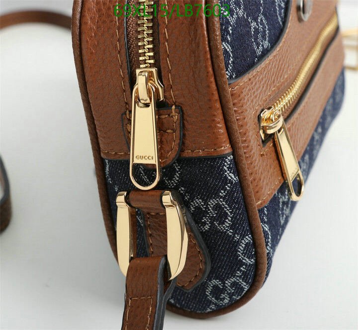 Gucci Bag-(4A)-Diagonal-,Code: LB7603,$ 90USD