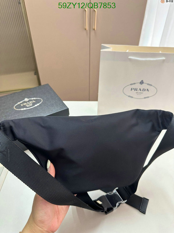 Prada Bag-(4A)-Belt Bag-Chest Bag-- Code: QB7853 $ 77USD