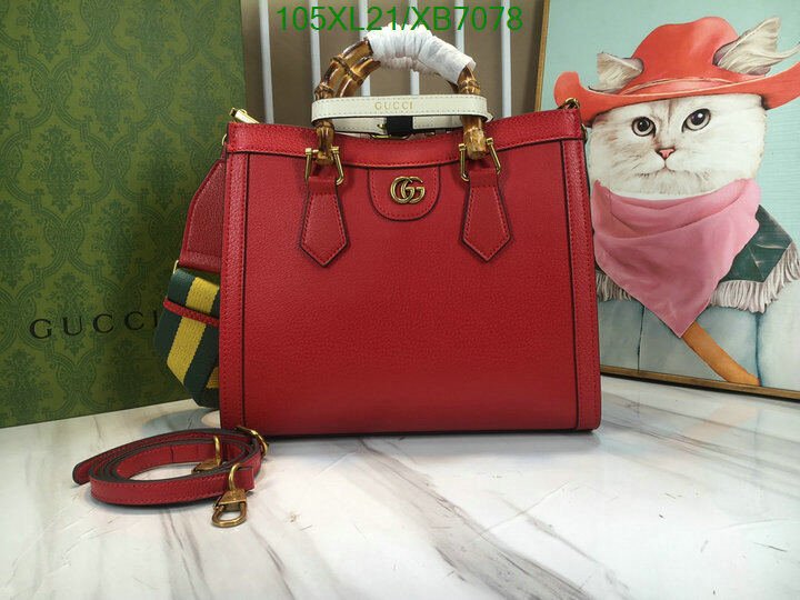 Gucci Bag-(4A)-Diana-Bamboo-,Code: XB7078,$ 137USD
