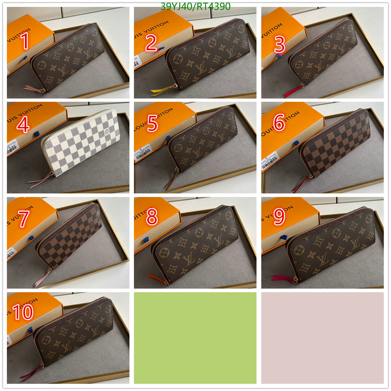 LV Bag-(4A)-Wallet- Code: RT4390 $ 51USD