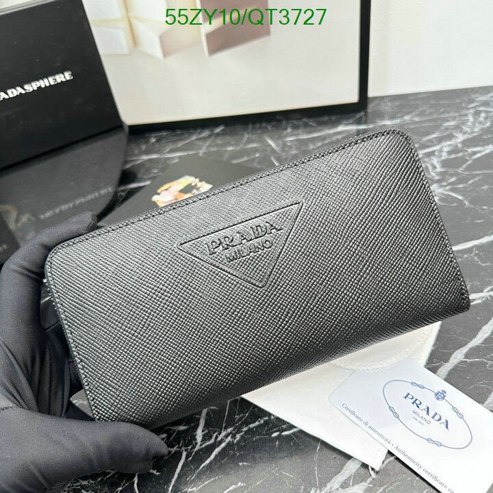 Prada Bag-(4A)-Wallet- Code: QT3727 $ 72USD