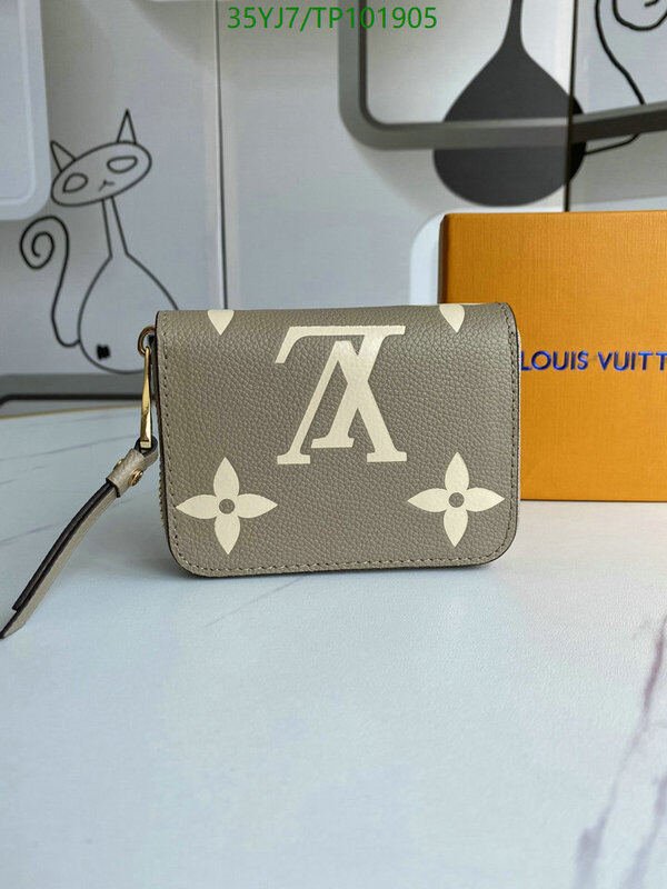 LV Bags-(4A)-Wallet-,Code: TP101905,$ 46USD