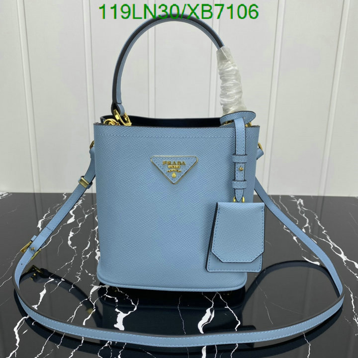 Prada Bag-(4A)-Bucket Bag- Code: XB7106 $ 155USD