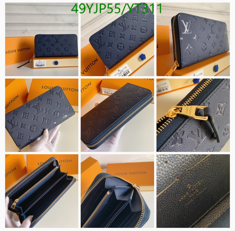 LV Bags-(4A)-Wallet-,Code: YT311,$ 64USD