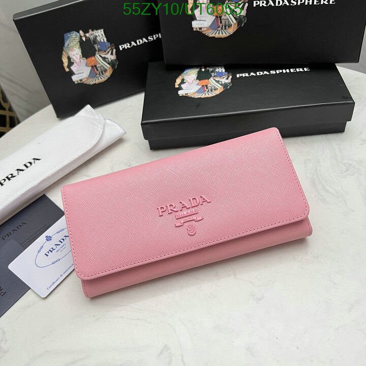 Prada Bag-(4A)-Wallet- Code: UT6055 $ 72USD