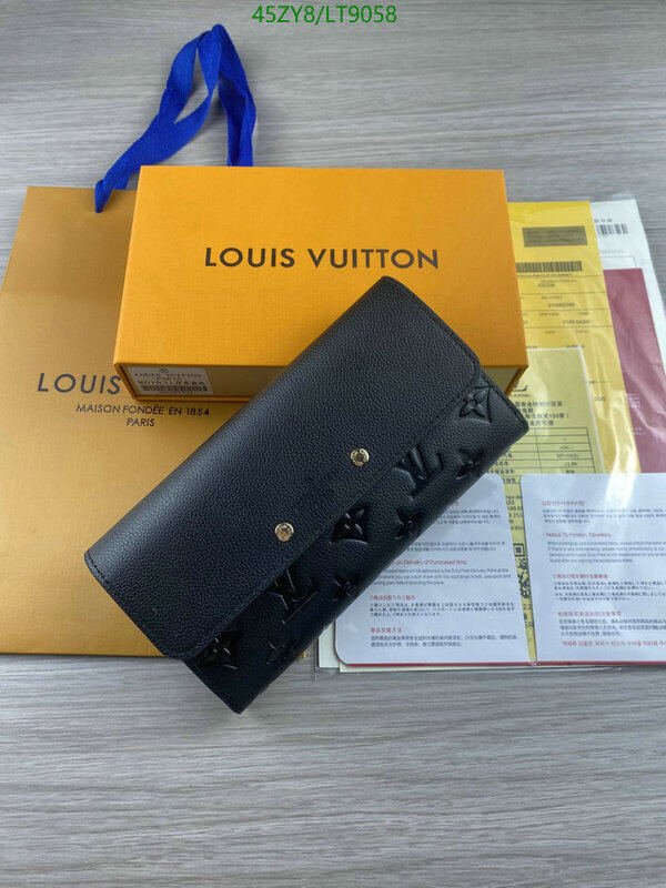 LV Bags-(4A)-Wallet-,Code: LT9058,$ 59USD