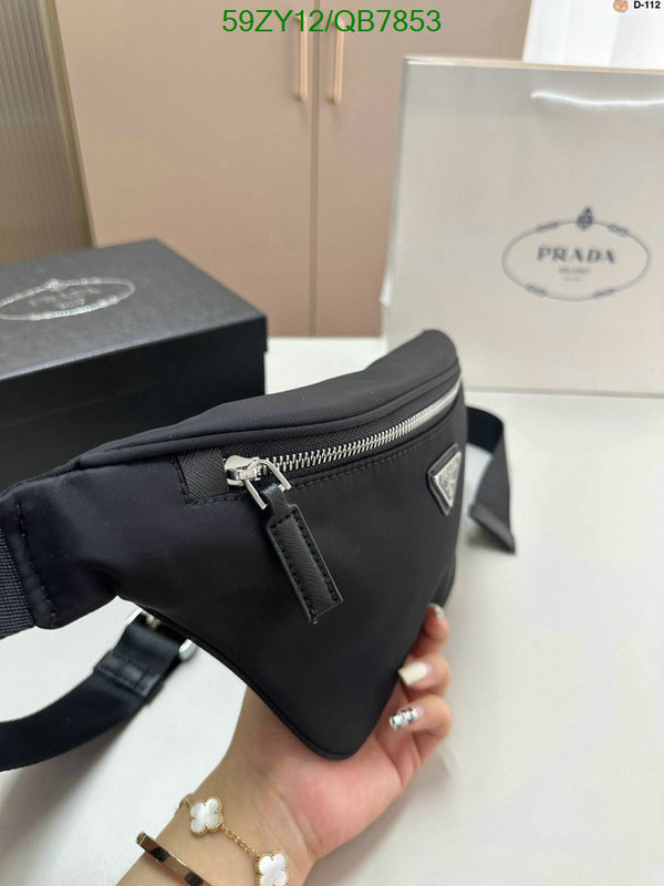 Prada Bag-(4A)-Belt Bag-Chest Bag-- Code: QB7853 $ 77USD