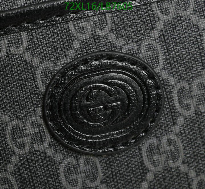 Gucci Bag-(4A)-Diagonal-,Code: LB7605,$ 94USD