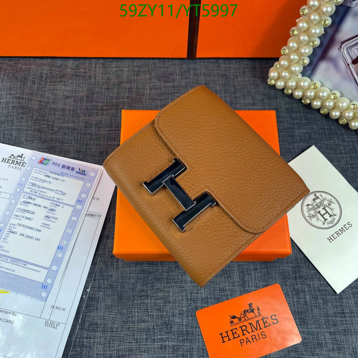 Hermes Bag-(4A)-Wallet-,Code: YT5997,$ 77USD
