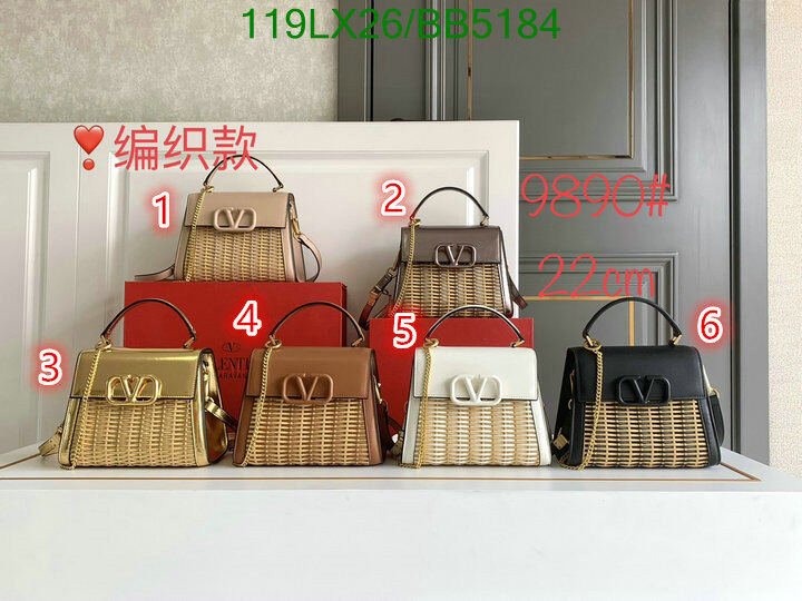 Valentino Bag-(4A)-Handbag- Code: BB5184 $ 155USD
