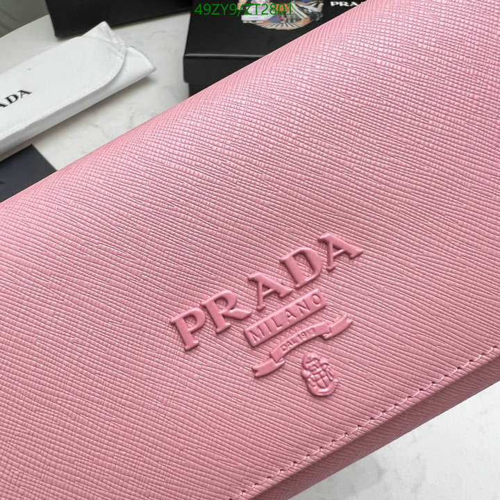 Prada Bag-(4A)-Wallet- Code: ZT2801 $ 64USD