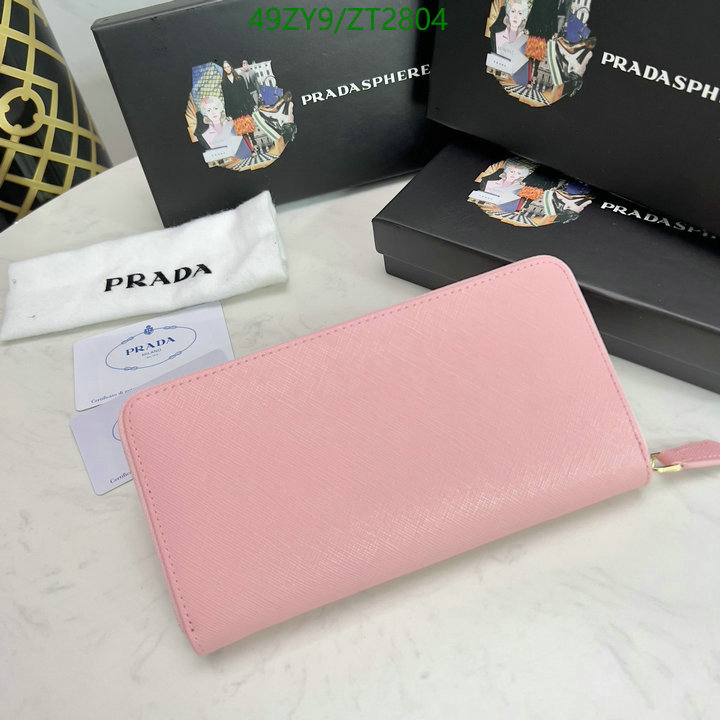 Prada Bag-(4A)-Wallet- Code: ZT2804 $ 64USD
