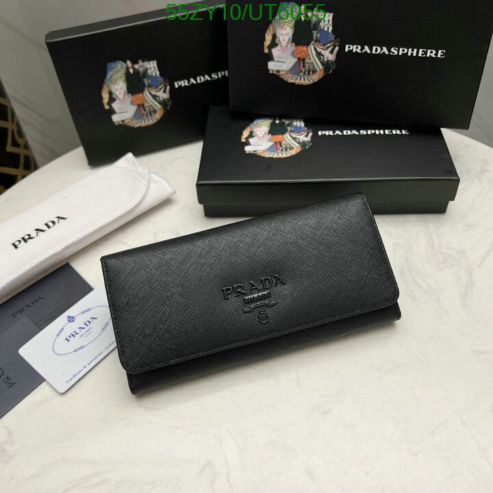 Prada Bag-(4A)-Wallet- Code: UT6055 $ 72USD