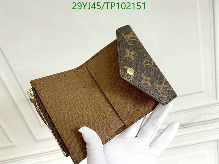 LV Bags-(4A)-Wallet-,Code: TP102151,$ 38USD