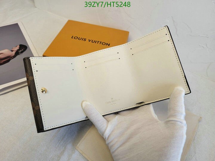 LV Bags-(4A)-Wallet-,Code: HT5248,$ 51USD