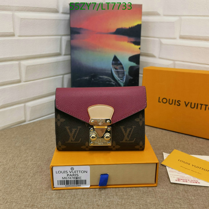 LV Bags-(4A)-Wallet-,Code: LT7733,$ 72USD